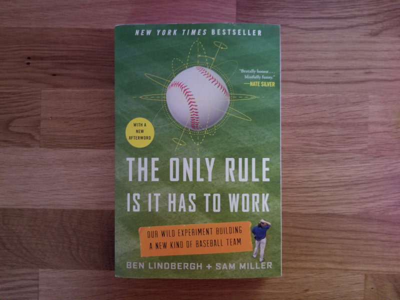 The Only Rule is it Has to Work Best 2020 Baseball Book for Fans