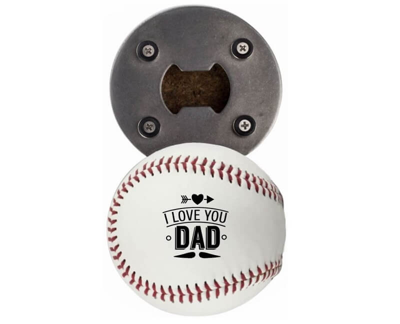 Best Father's Day Gift Idea Baseball Bottle Opener