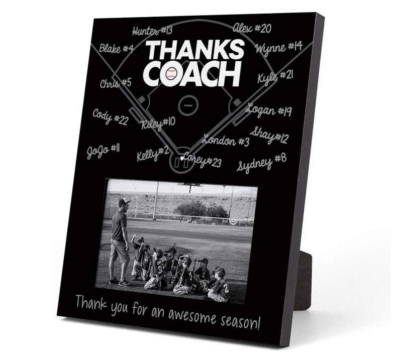 Picture Frame Autographed Baseball Gifts for Coaches 2020