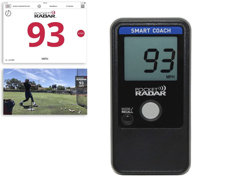 Pocket Radar Smart Coach Speed Reader Pitching Aid